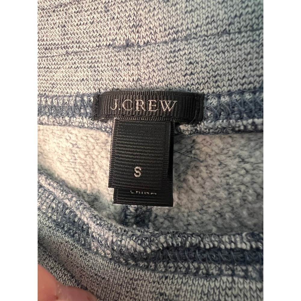 J.Crew Joggers Wm S Blue Marled Knit Drawstring Sweatpants 2231 Casual Comfy - Picture 2 of 4